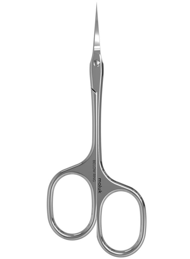 Maluk Professional Cuticle Scissors Below Ring - Image 5